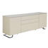 SIDEBOARD Hochglanz Beige - Chromfarben/Beige, Design, Glas/Holzwerkstoff (202/77/46cm) - Joop!