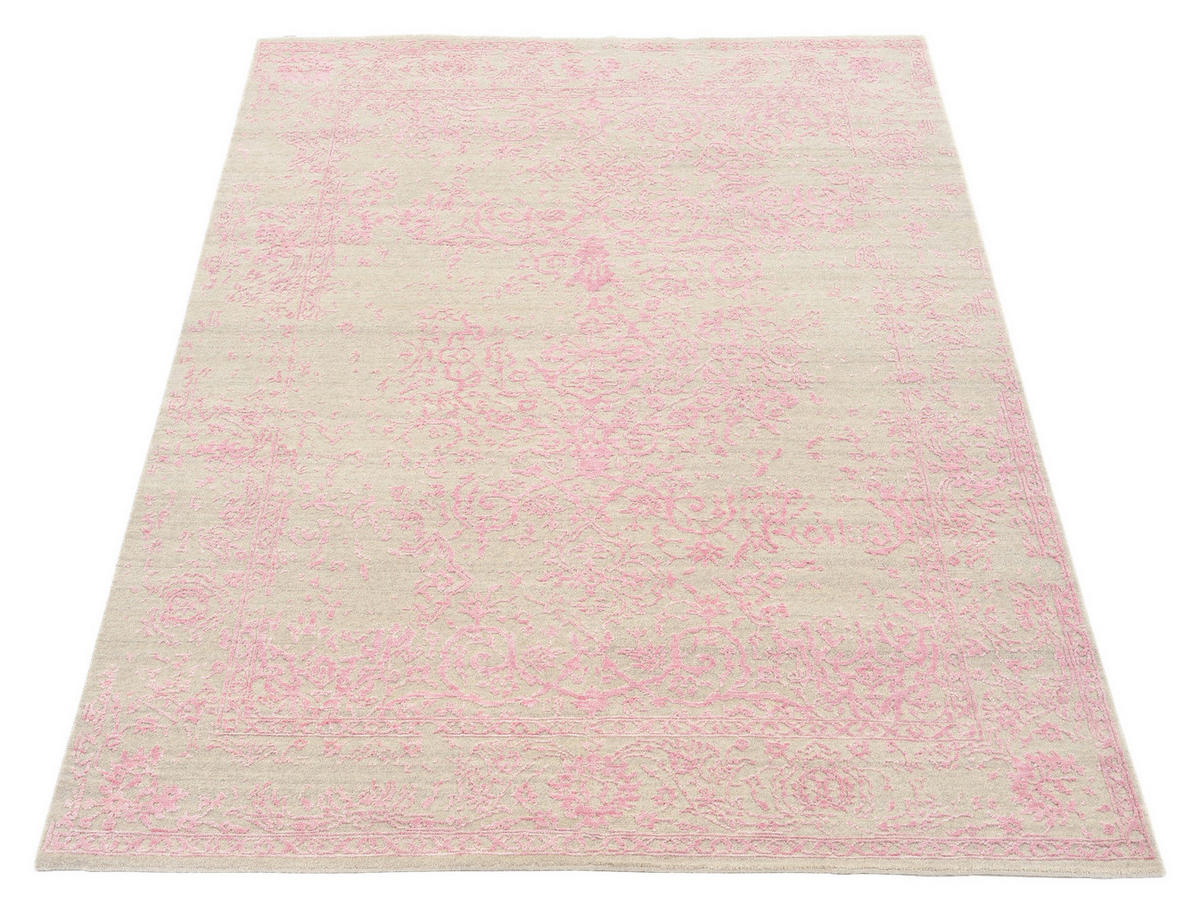 ORIENTTEPPICH 70/140 cm Soho Vintage Rosa, Beige  - Beige/Rosa, Design, Textil (70/140cm) - Musterring
