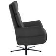 RELAXSESSEL in Leder Anthrazit  - Anthrazit/Schwarz, Design, Leder/Metall (82/119/85cm) - Dieter Knoll
