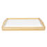 PODNOS SERVÍROVACÍ - bílá/hnědá, Basics, dřevo/umělá hmota (50/30,5/23cm) - Homeware PODNOS SERVÍROVACÍ - bílá/hnědá, Basics, dřevo/umělá hmota (50/30,5/23cm) - Homeware