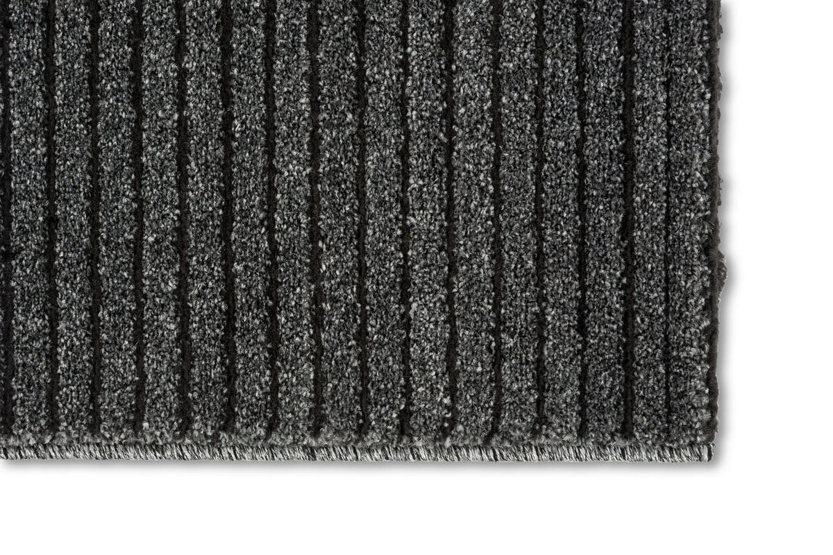 WEBTEPPICH 133/190 cm Pure Design Anthrazit  - Anthrazit, Basics, Textil (133/190cm) - Novel