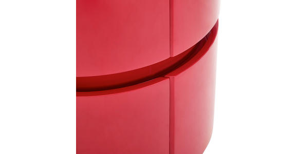 NACHTSCHRANK 40/50/40 cm  - Rot, Design, Holzwerkstoff (40/50/40cm) - Novel