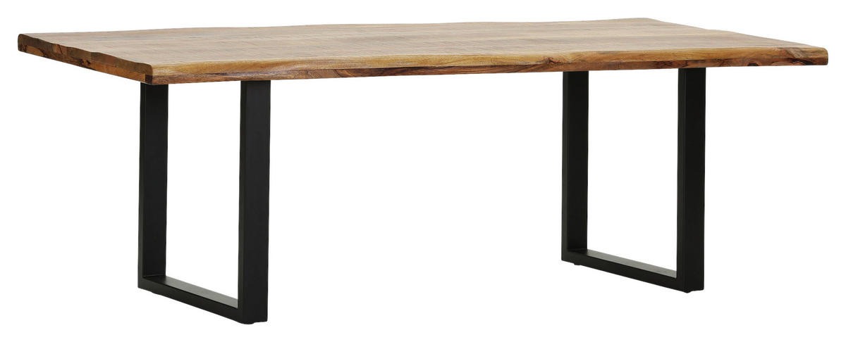 TISCHPLATTE Naturfarben   - Naturfarben, Design, Holz (220/100/5cm) - Landscape