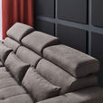 ECKSOFA Graubraun Webstoff  - Graubraun/Schwarz, Design, Kunststoff/Textil (179/240cm) - Carryhome