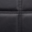 ARMLEHNSTUHL  in Eisen Lederlook  - Schwarz, Trend, Textil/Metall (55/92/63cm) - Ambia Home