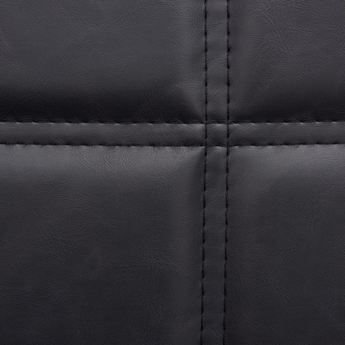 ARMLEHNSTUHL  in Eisen Lederlook  - Schwarz, Trend, Textil/Metall (55/92/63cm) - Ambia Home