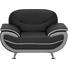 SESSEL Lederlook Hellgrau, Dunkelgrau - Chromfarben/Dunkelgrau, Basics, Textil/Metall (126/85/87cm) - Ti`me SESSEL Lederlook Hellgrau, Dunkelgrau - Chromfarben/Dunkelgrau, Basics, Textil/Metall (126/85/87cm) - Ti`me