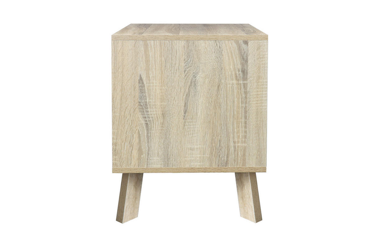 LOWBOARD  in 140/52/40 cm  - Naturfarben/Weiß, Design, Holzwerkstoff (140/52/40cm) - Livetastic