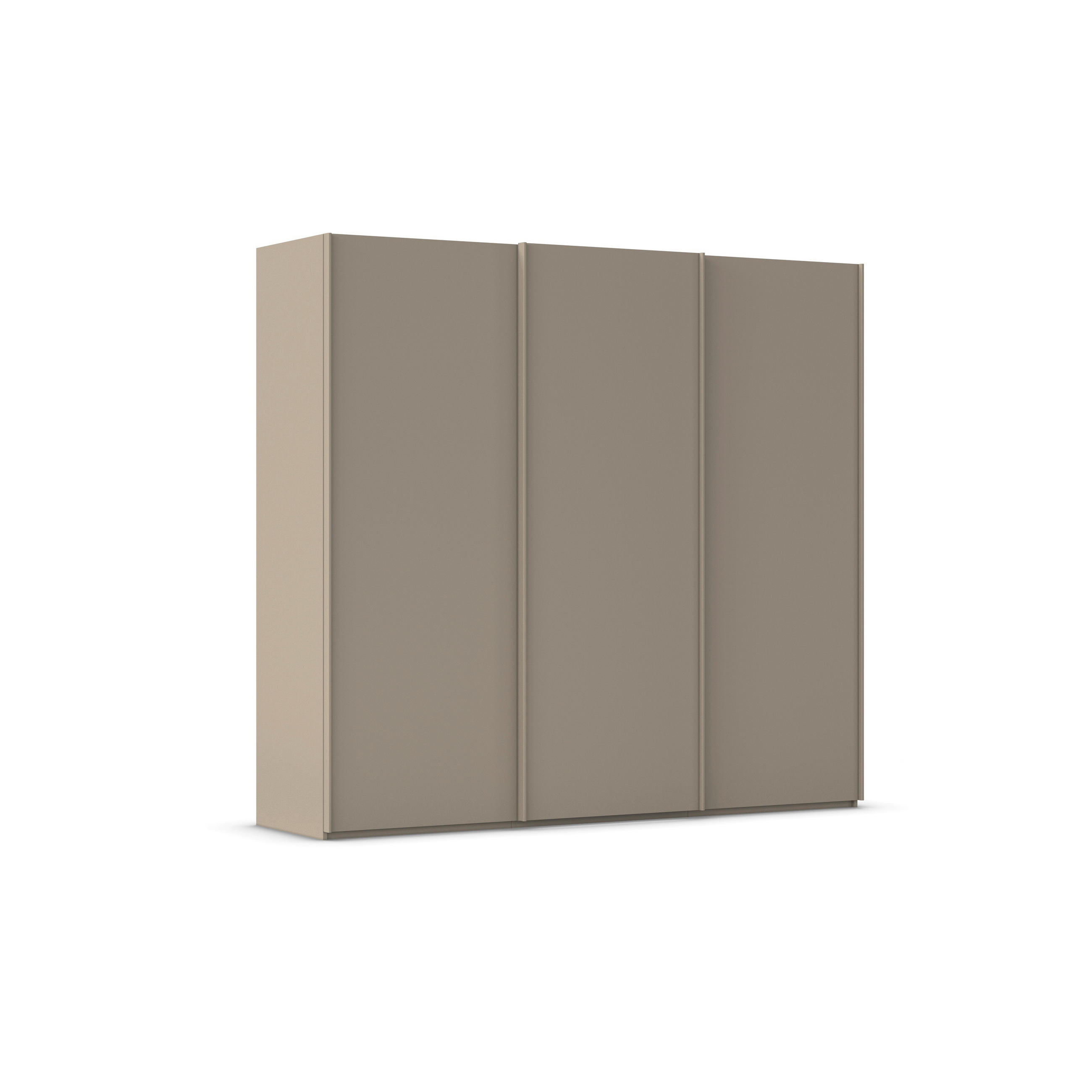 SCHWEBETÜRENSCHRANK 242/223/69 cm,  in Fango, 3 Tür(en)  - Fango, Basics, Holzwerkstoff/Metall (242/223/69cm) - Rauch Möbel