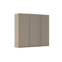 SCHWEBETÜRENSCHRANK 242/223/69 cm,  in Fango, 3 Tür(en)  - Fango, Basics, Holzwerkstoff/Metall (242/223/69cm) - Rauch Möbel