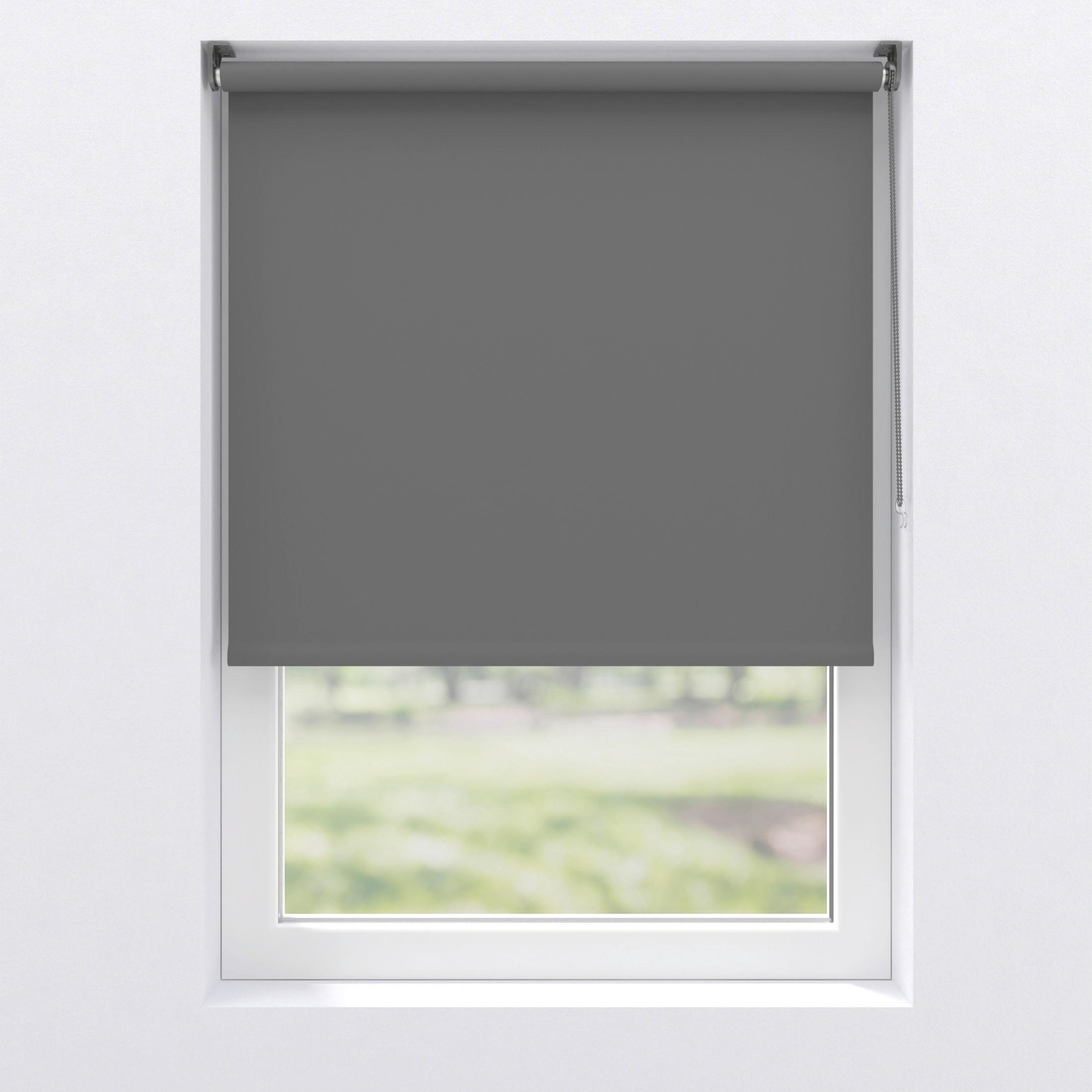 VERDUNKELUNGSROLLO  Verdunkelung  60/150 cm    - Anthrazit, Basics, Kunststoff (60/150cm)