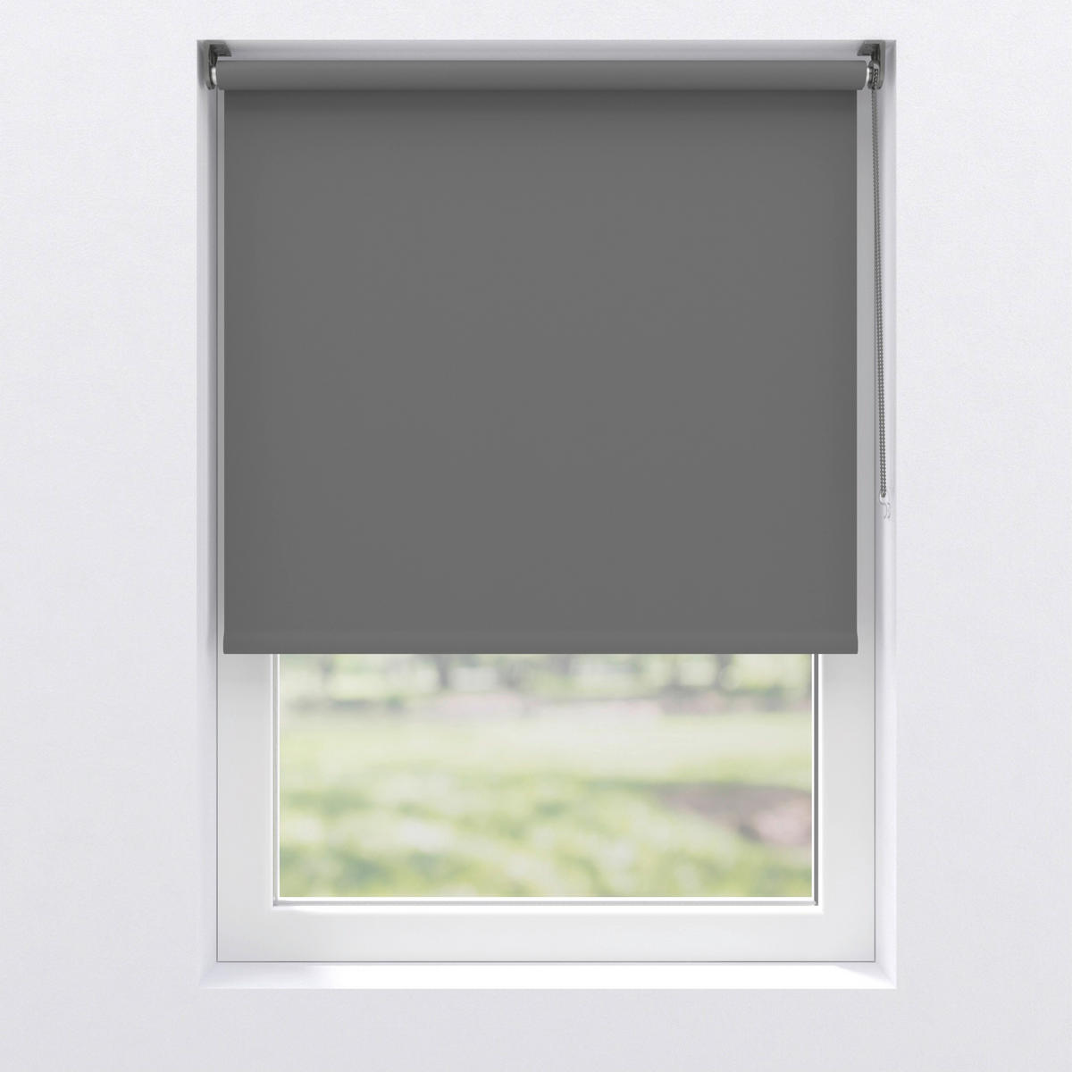 VERDUNKELUNGSROLLO  Verdunkelung  90/150 cm    - Anthrazit, Basics, Kunststoff (90/150cm)