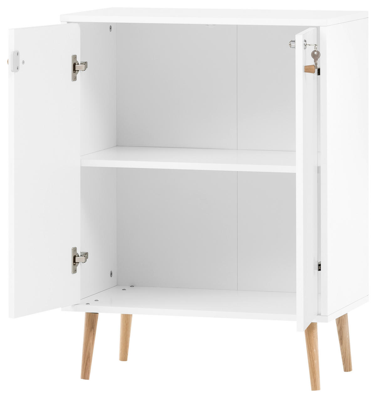 AKTENSCHRANK 65,2/86,5/39 cm  - Weiß, MODERN, Holzwerkstoff (65,2/86,5/39cm)