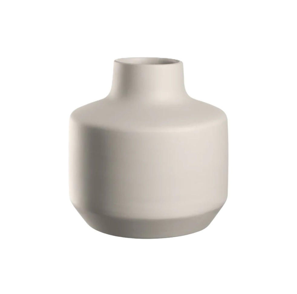 VASE  - Creme, Basics, Keramik (21/22/21cm) - Leonardo