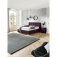 BOXSPRINGBETT 180/200 cm,  in Brombeere, Matratze, H2 + H3 = mittel + fest  - Chromfarben/Brombeere, KONVENTIONELL, Textil (180/200cm) - Dieter Knoll