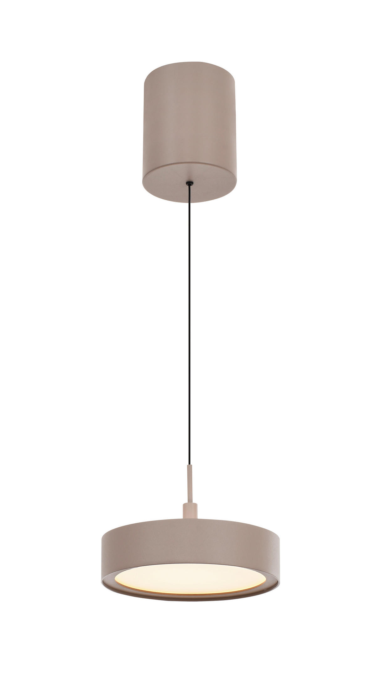 LED-HÄNGELEUCHTE Valensole 17,5/150/17,5 cm  - Sandfarben, Design, Metall (17,5/150/17,5cm)