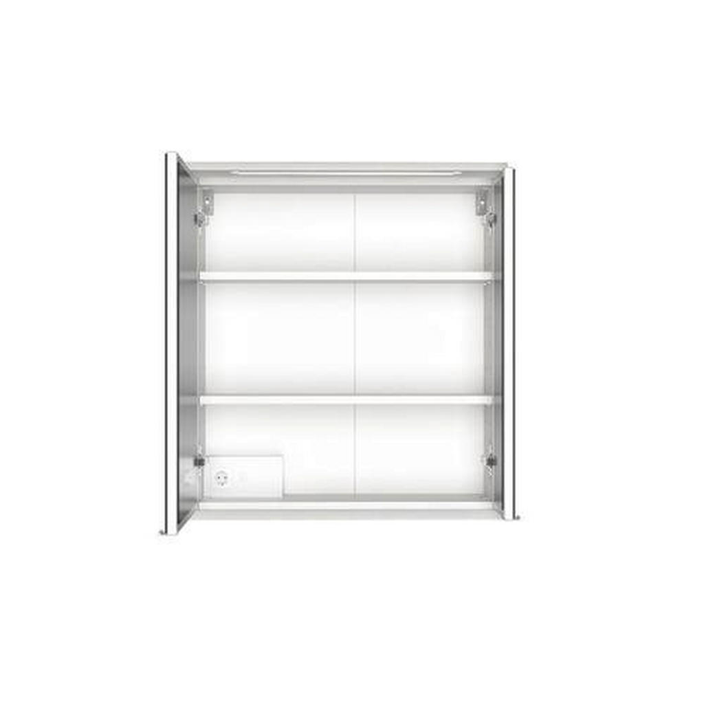 Thumbnail - Xora Spiegelschrank, Weiß, Holzwerkstoff, 60x67x20 cm, Made in Germany, Badezimmer, Badezimmerspiegel, Spiegelschränke