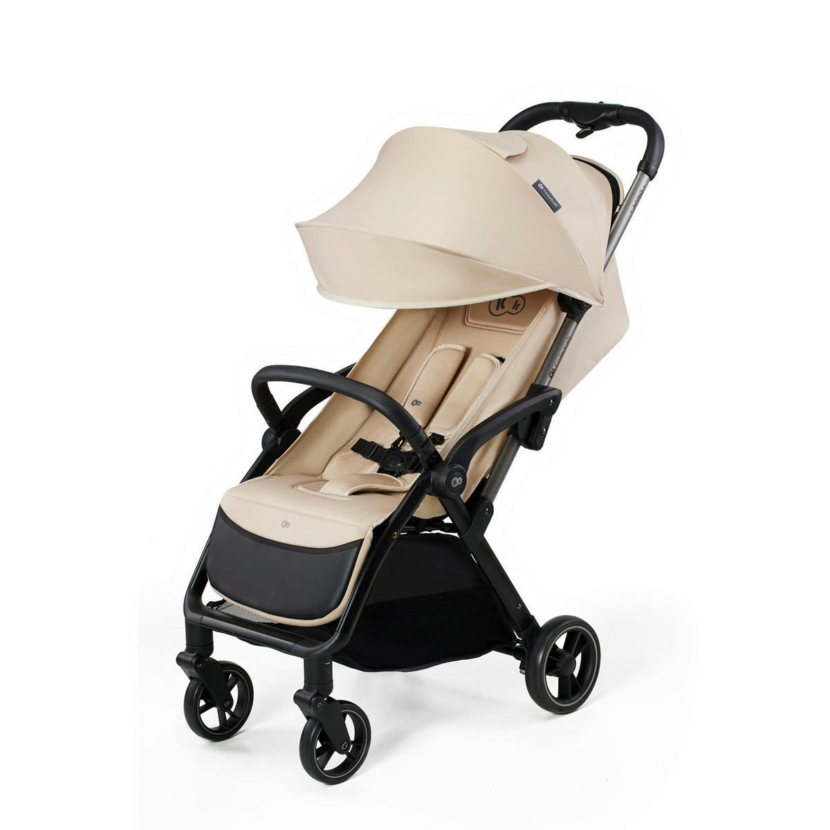 BUGGY Apino  - Beige/Schwarz, Basics (47/99/93cm) - Kinderkraft