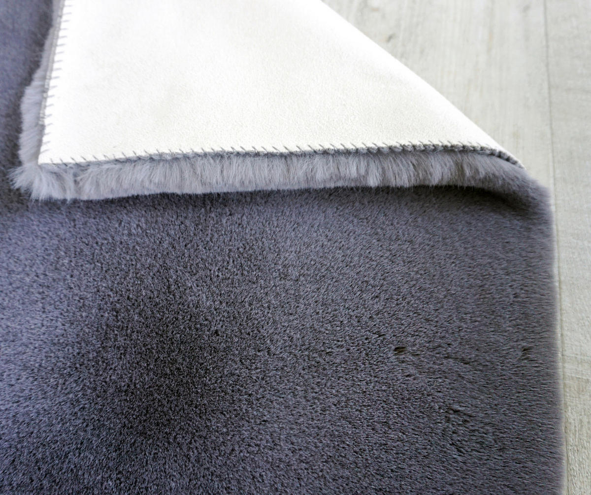 FELLTEPPICH 120/180 cm Tender 6281/52 D180 000 Anthrazit  - Anthrazit, Basics, Textil (120/180cm) - Schöner Wohnen