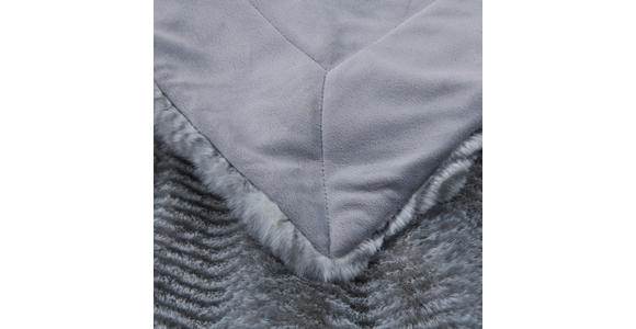 FELLDECKE 150/200 cm  - Schwarz/Weiß, Basics, Textil (150/200cm) - Esposa