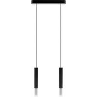 HÄNGELEUCHTE 37/3,4/150 cm  - Schwarz, Design, Glas/Holz (37/3,4/150cm)