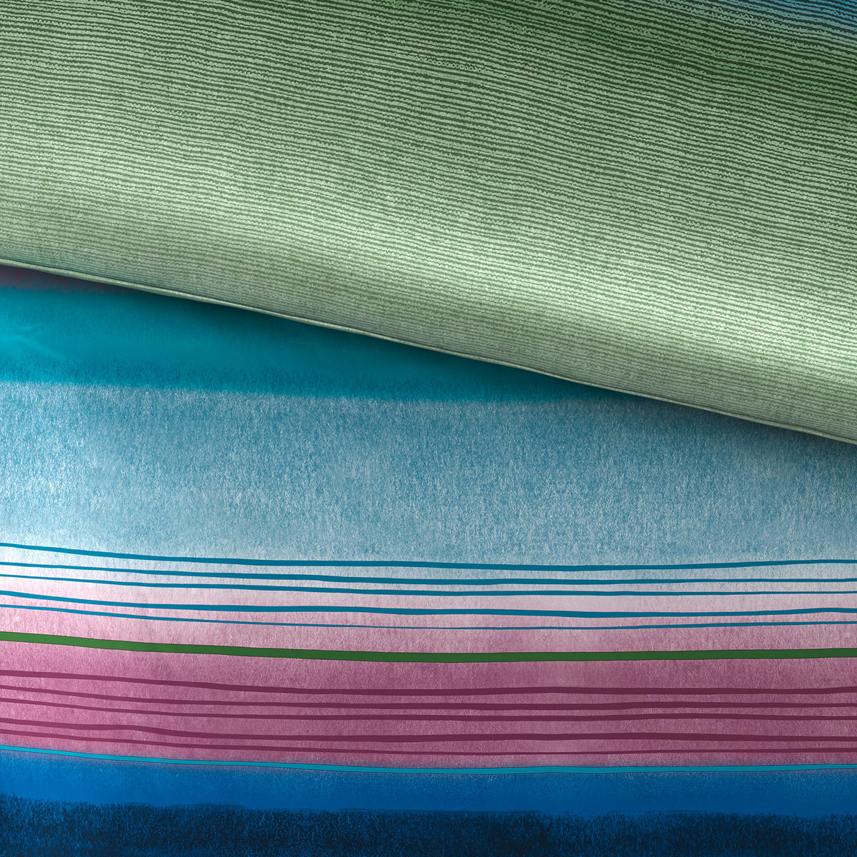 BETTWÄSCHE Satin 135/200 cm  - Multicolor, Textil (135/200cm) - Bio:Vio