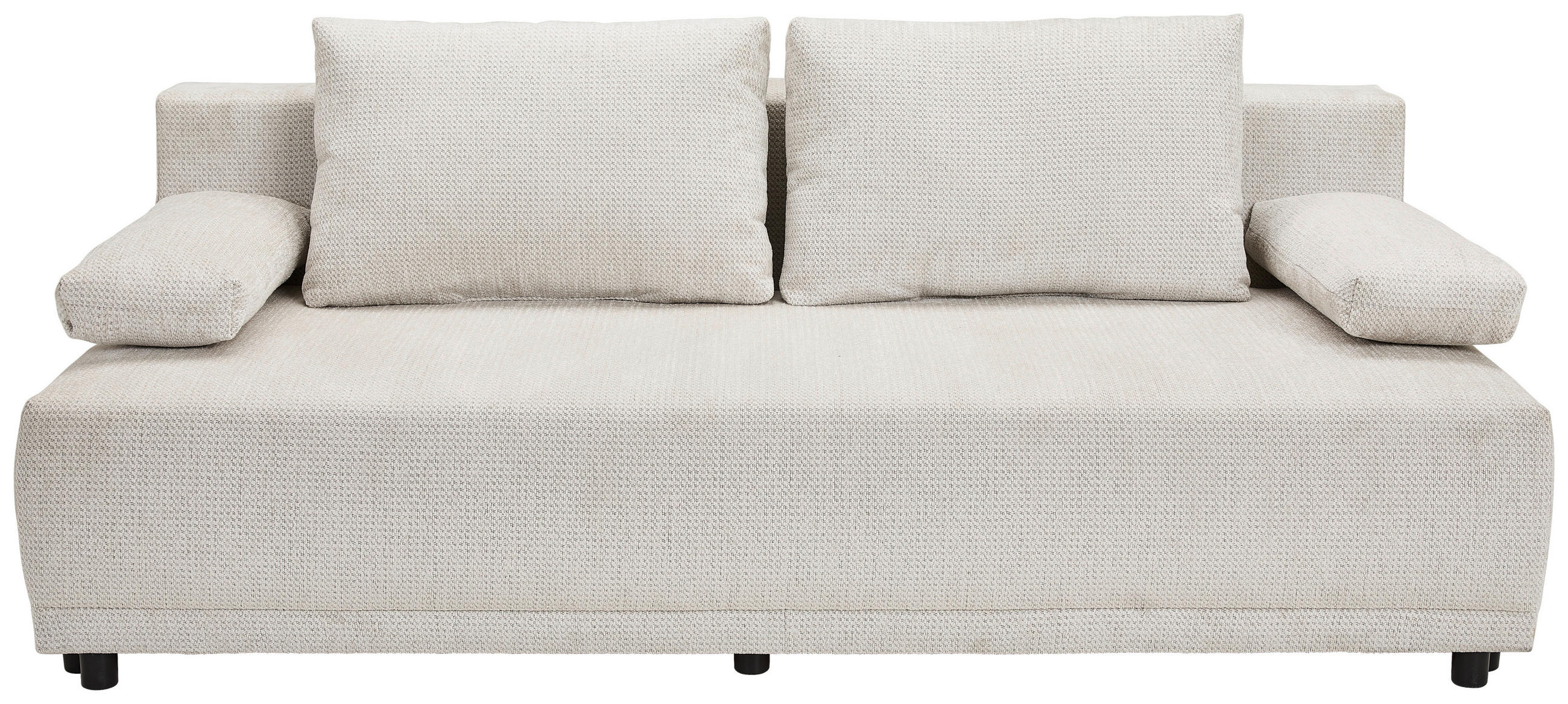 Carryhome ROZKLÁDACÍ POHOVKA, textil, šedobéžová