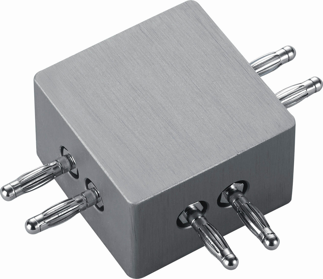 DECKENLEUCHTE 4,5/4,5/3 cm   - Nickelfarben, Basics, Metall (4,5/4,5/3cm) - Helestra