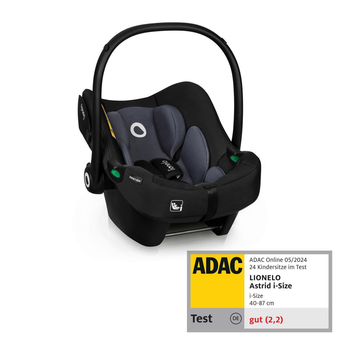 KINDERWAGENSET  LO-Layla 3in1  Black Onyx  - Schwarz, Basics (94/62/115cm) - Lionelo