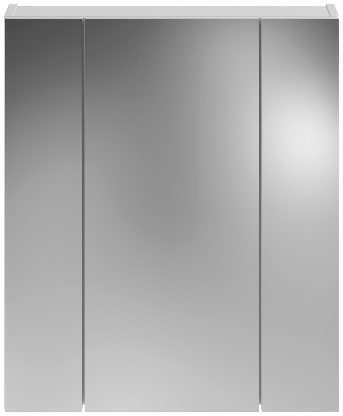 SPIEGELSCHRANK 60/71/19 cm  - Weiß, MODERN, Glas/Holzwerkstoff (60/71/19cm) - MID.YOU