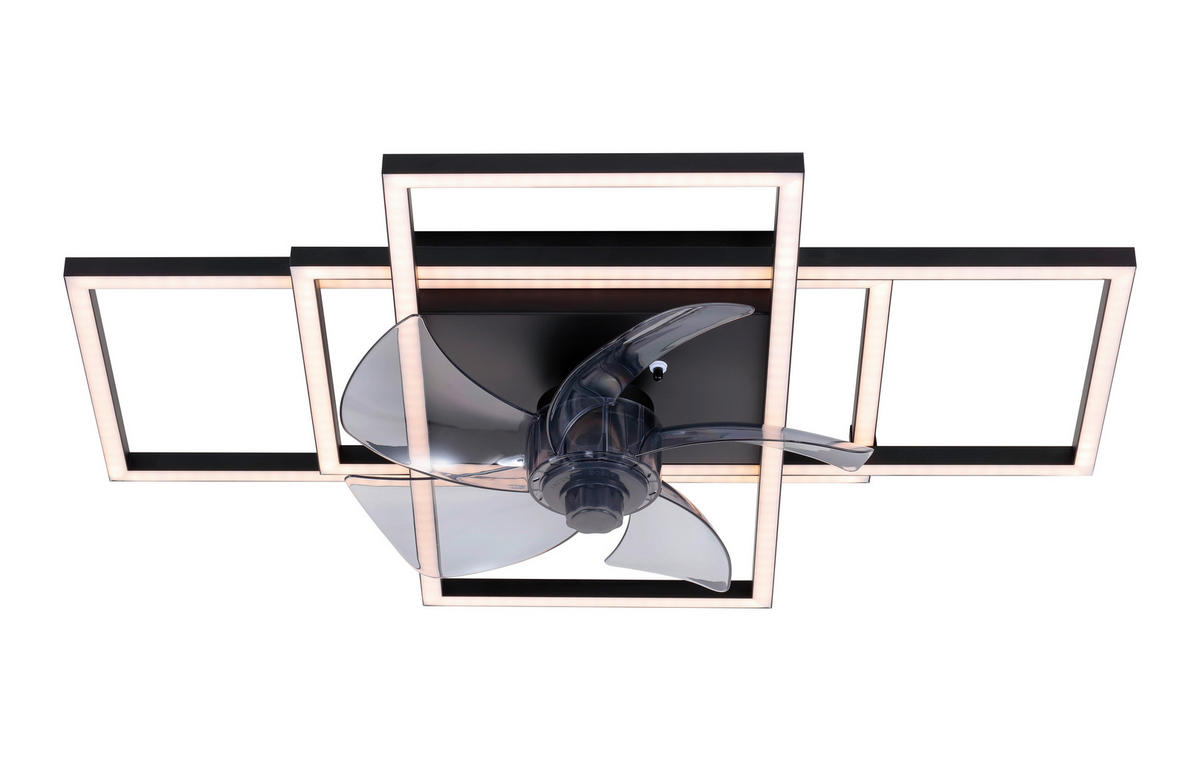 PLAFONSKI VENTILATOR   - siva/crna, Osnovno, metal/plastika (54/42/12cm) - Mican