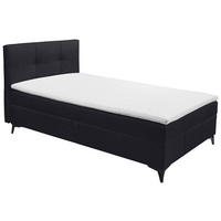 BOXBETT 120/200 cm  in Schwarz  - Schwarz, Basics, Holzwerkstoff/Textil (120/200cm) - Xora