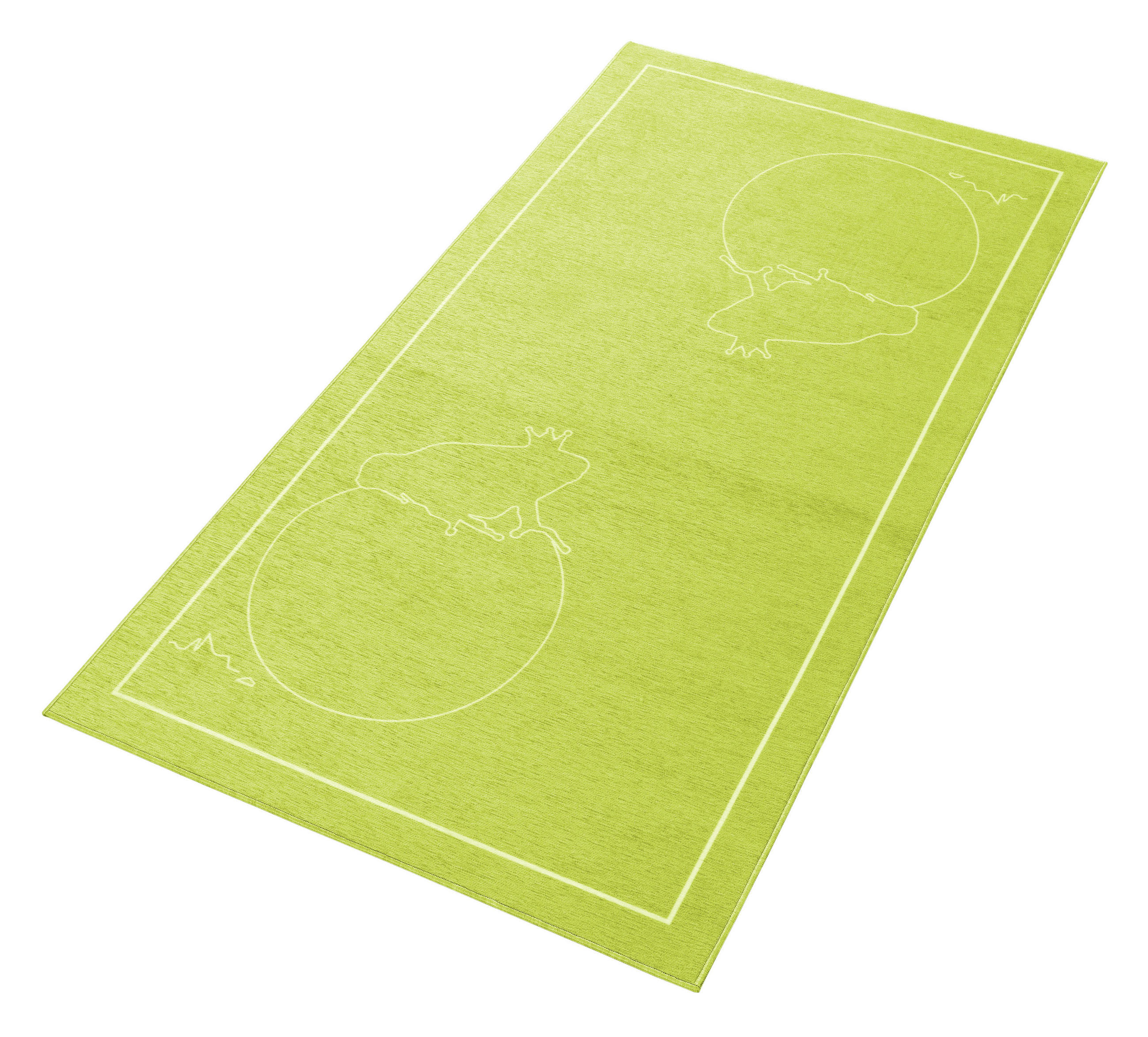 KINDERTEPPICH 80/150 cm Grimmliis  - Grün, Trend, Textil (80/150cm)