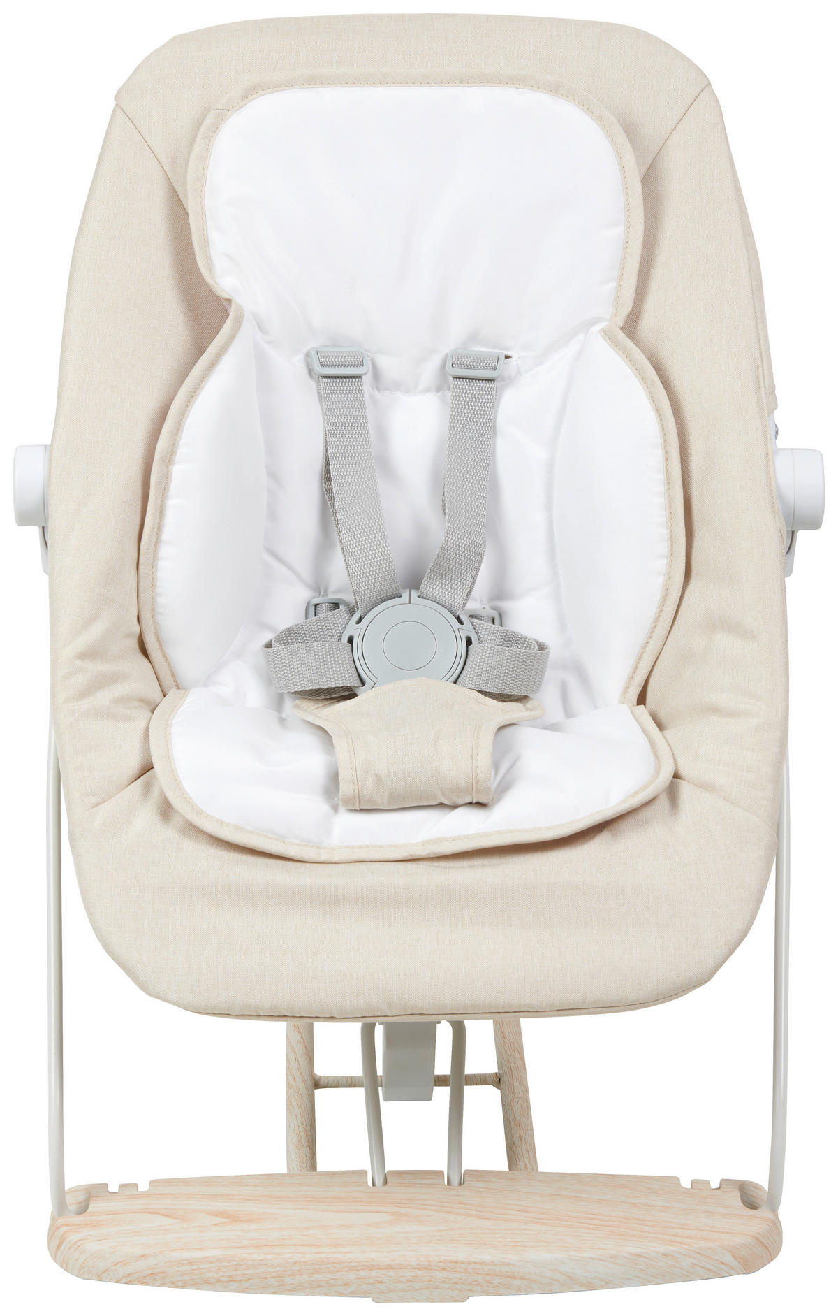 DETSKÉ HOJDACIE KRESIELKO - béžová, Basics, kov/textil (66/45/48-58cm) - My Baby Lou