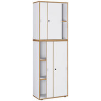 AKTENSCHRANK 60/183/37 cm  - Honigeiche/Weiss, Design, Holzwerkstoff (60/183/37cm) - MID.YOU