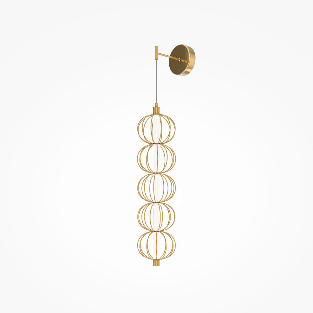 WANDLEUCHTE - Goldfarben, Modern, Metall (22,2/13,9/69,8cm) - MAYTONI