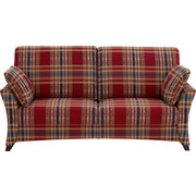 SITZGARNITUR in Textil Multicolor - Wengefarben/Multicolor, LIFESTYLE, Holz/Textil (196/176/93/91cm) - Elegando