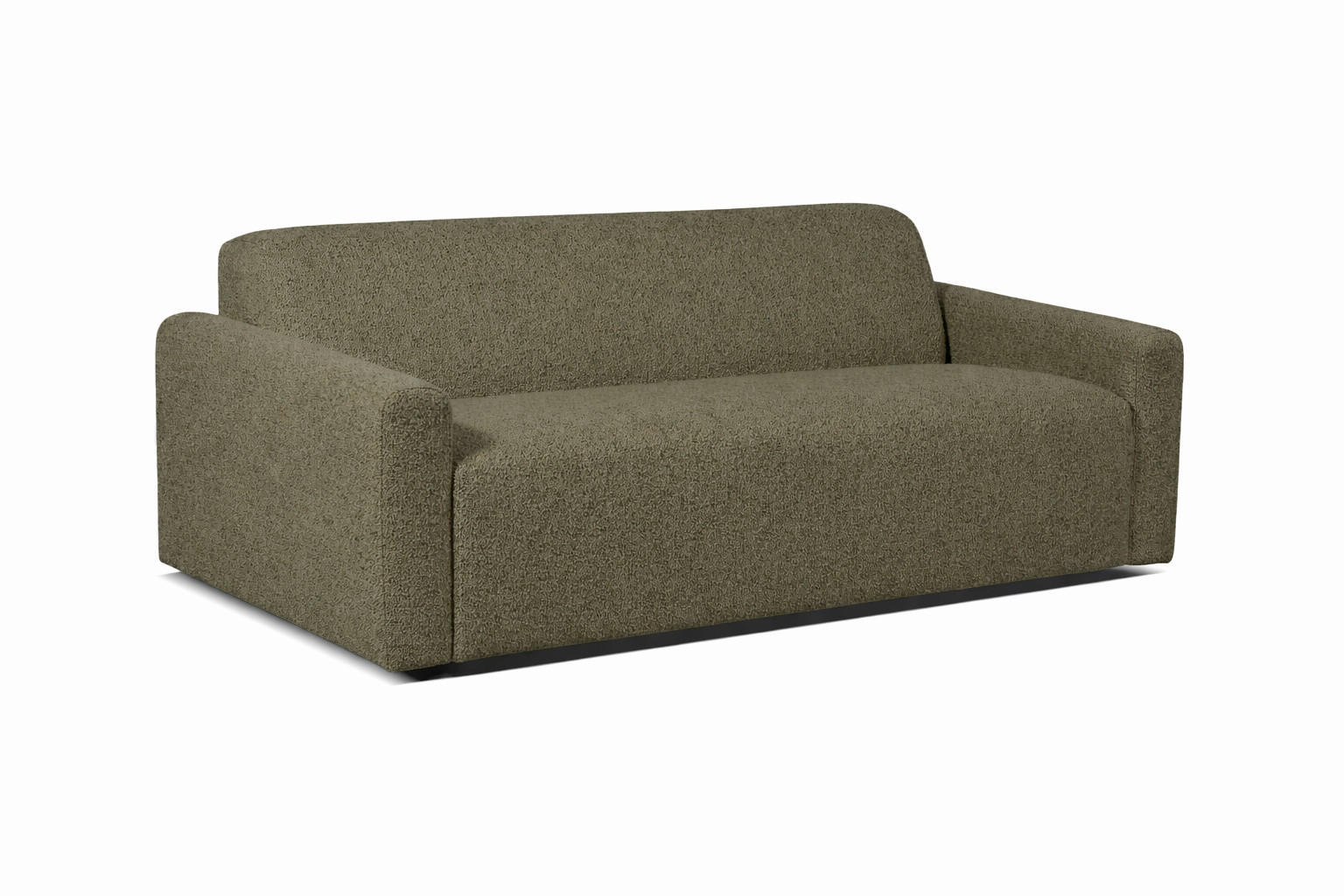 2-SITZER-SOFA Hector in Grün  - Schwarz/Grün, Design, Textil (203/71/92cm) - Livetastic