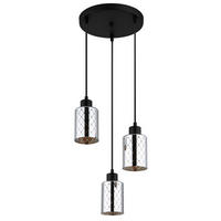 HÄNGELEUCHTE 29/120 cm  - Klar/Chromfarben, Basics, Glas/Kunststoff (29/120cm) - Globo