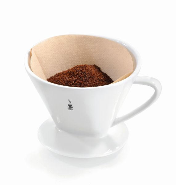 KAFFEEFILTERHALTER  - Weiß, Basics, Keramik (14,0/14,0cm) - Gefu