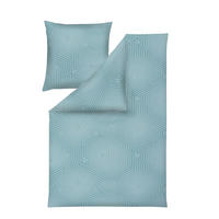 BETTWÄSCHE Atelier Makosatin 155/220 cm  - Mintgrün, Design, Textil (155/220cm) - Estella