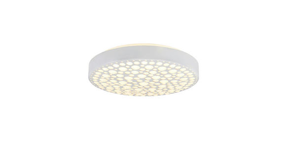 LED-DECKENLEUCHTE 40,5/9 cm - Weiß, Basics, Kunststoff (40,5/9cm) - Novel