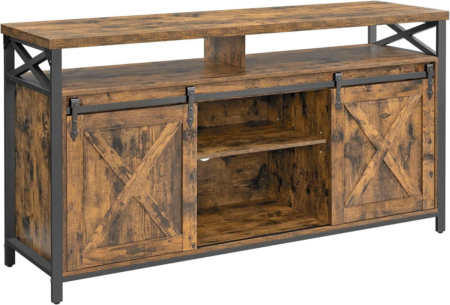 TV DIEL, čierna, tmavohnedá, 147/76/40 cm - čierna/tmavohnedá, Trend, kompozitné drevo (147/76/40cm) - MID.YOU