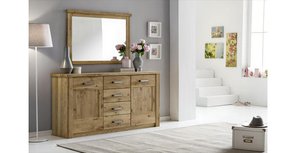 SIDEBOARD in 165/87/44 cm - Eichefarben/Bronzefarben, KONVENTIONELL, Holz/Holzwerkstoff (165/87/44cm) - Landscape