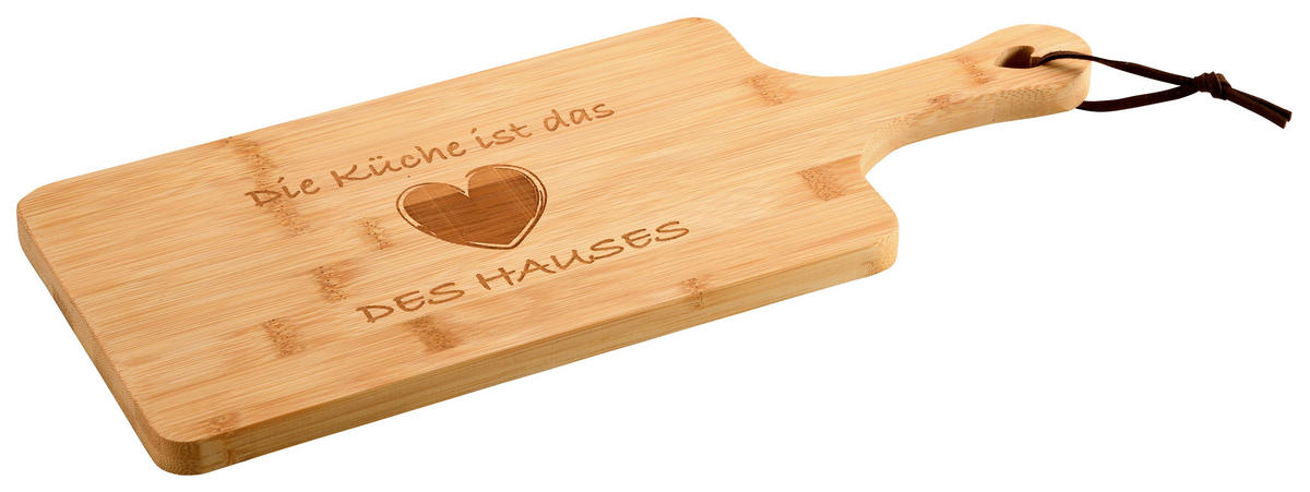 SERVIERBRETT Holz Bambus  - Braun, Basics, Holz (42/17/1,5cm)