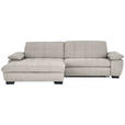 ECKSOFA in Webstoff Beige  - Beige/Schwarz, Design, Textil/Metall (180/265cm) - Carryhome