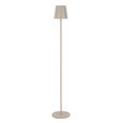 AKKU-STEHLEUCHTE 22/130 cm - Sandfarben, Design, Kunststoff/Metall (22/130cm) - Novel