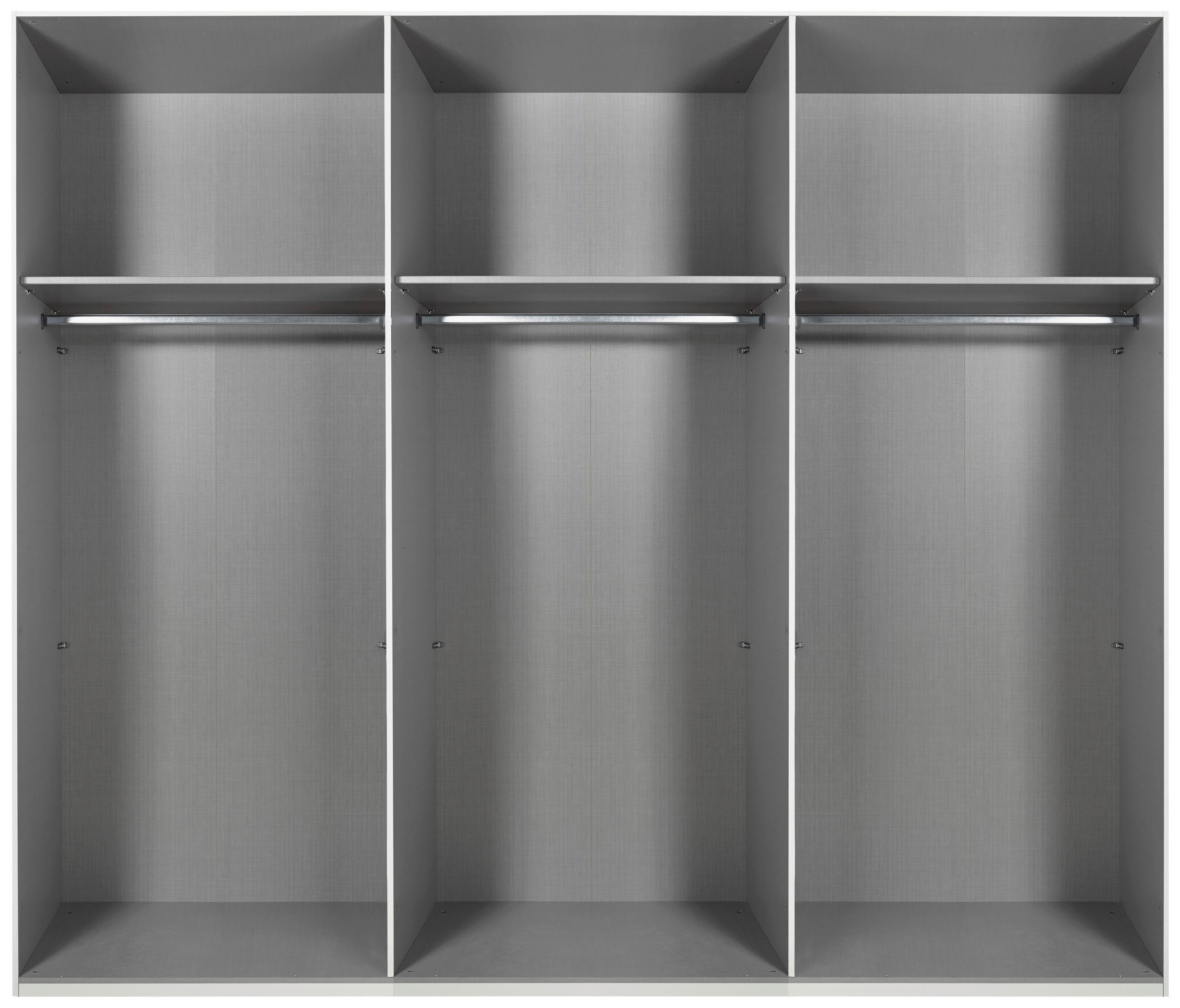 Thumbnail - Mid.you Drehtürenschrank, Graphit, Eiche, Metall, 3 Fächer, 300x216x58 cm, BQ - Bündnis für Qualität, Made in Germany, D...