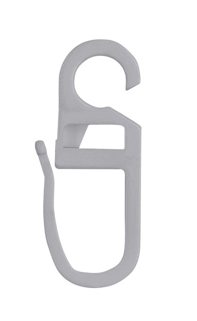 FALTENHAKEN  - Grau, Basics, Kunststoff (0.6/3.1cm) - Homeware