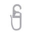 FALTENHAKEN - Grau, Basics, Kunststoff (0.6/3.1cm) - Homeware FALTENHAKEN - Grau, Basics, Kunststoff (0.6/3.1cm) - Homeware